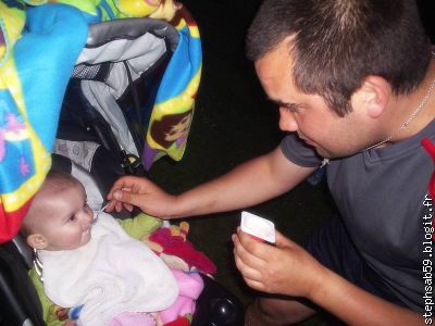 Flo en mode "papa"